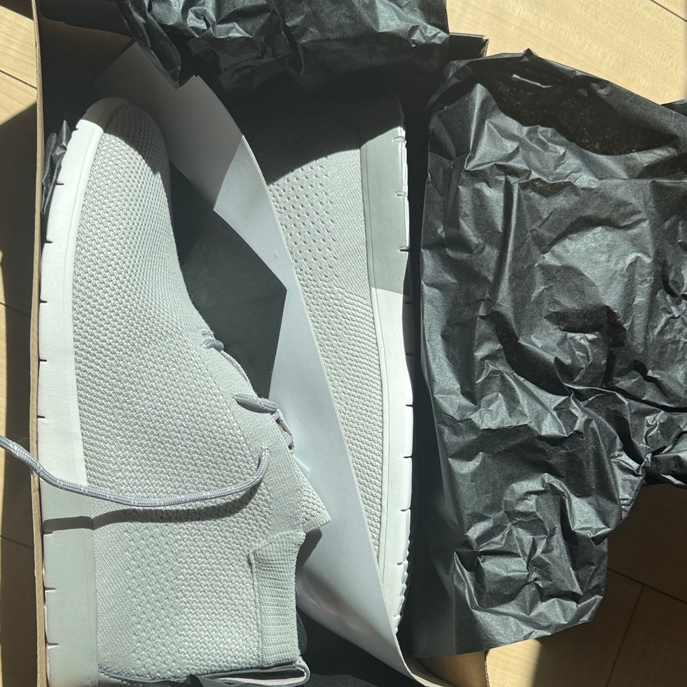 UGG Men's Knit Slip-On Sneakers in Light Gray
